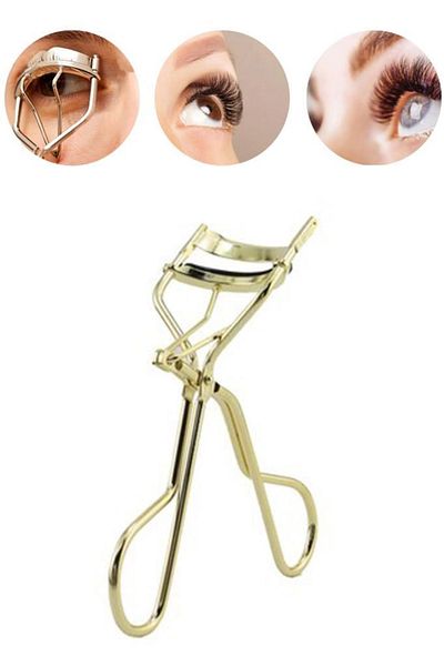 IMAN OF NOBLE Gold Colored Eyelash Curling Scissors