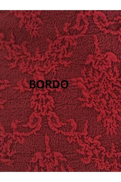 ARLISA 3+2+1+1 Jakarlı Koltuk Örtüsü Takımı Renk Bordo