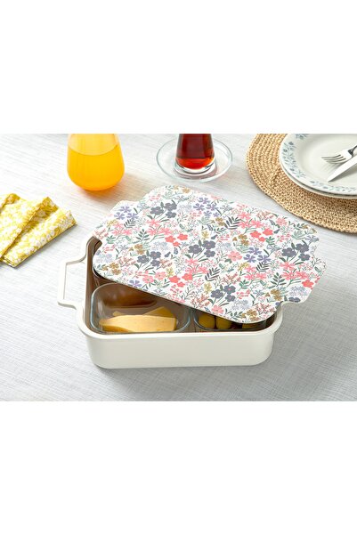 English Home Melamine Patterned Arta Florilor Set of 4 - Mic Deju Colorat