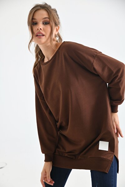 VOLT CLOTHİNG Bestickte Hijab-Tunika für Damen