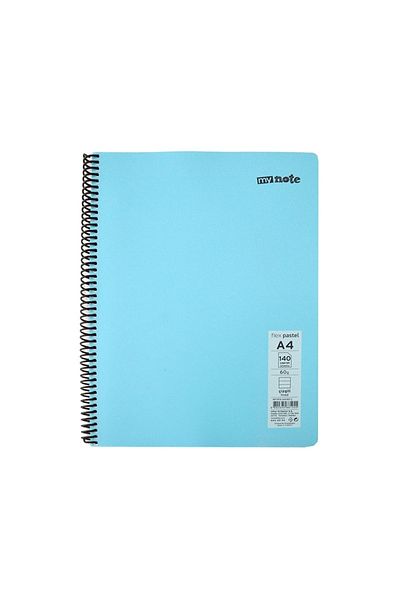 Umur Mynote Flex Pastel - Caiet albastru cu rigle A4 140 Yp