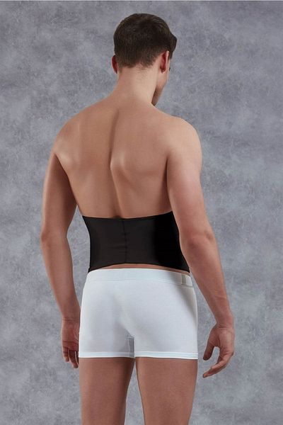 Doreanse Men's Black Waist Corset 5955
