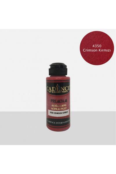 Cadence Su Bazlı Akrılık Boya 120ml 4350 Crımson K