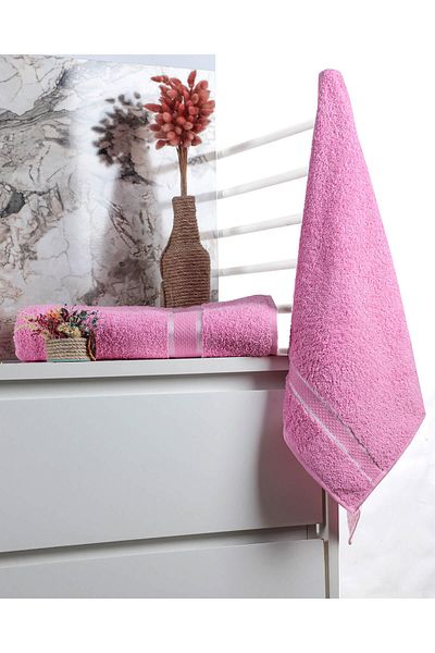 Mira Home 100% βαμβακερό 2 τεμάχια γυναικείο/ανδρικό σετ πετσετών μπάνιου ντους 90x150 cm