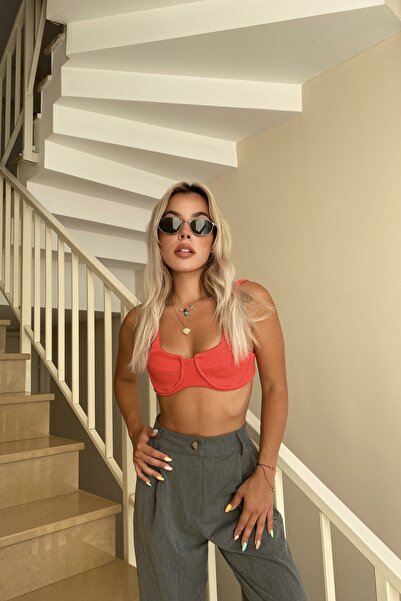 JOAQUIM Nila Top • Pembe Bralet Askılı Kısa Crop
