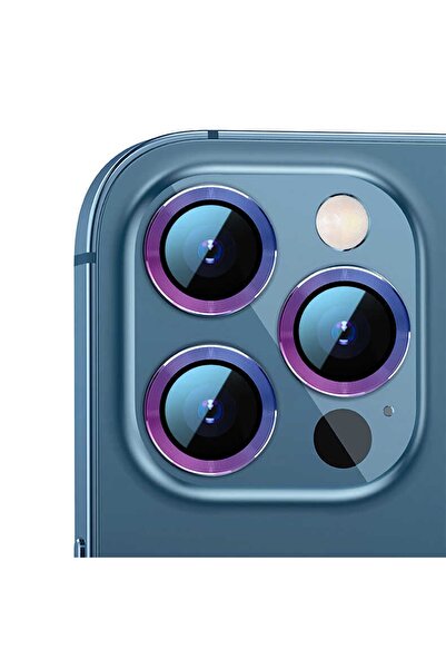Generic Brand iPhone 12 Pro Max Compatible Cl-02 Camera Lens Protector Colorful