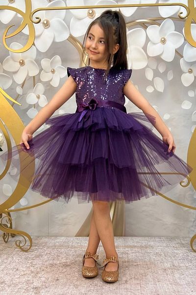 ABİYEKİDS Sequin Katkat Kids Evening Dress