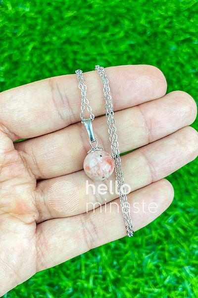 Hello Minaste Sun Stone Natural Stone Necklace - Round