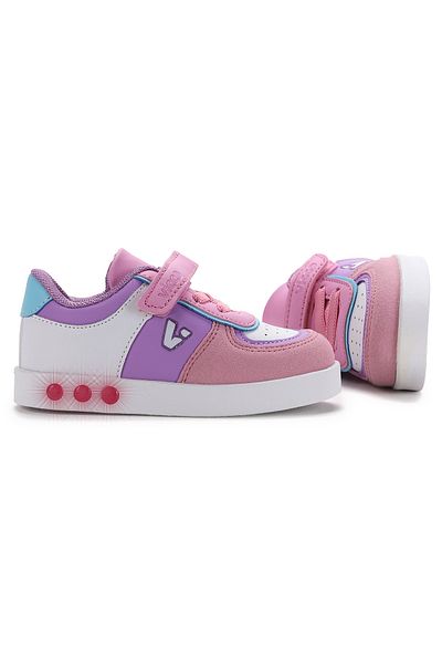 Vicco 313.21k.130 Sam Daily Lighted Velcro Girls/Boys Sports Shoes