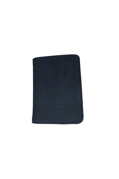 MKM MAN Men's Navy Blue Vertical Wallet