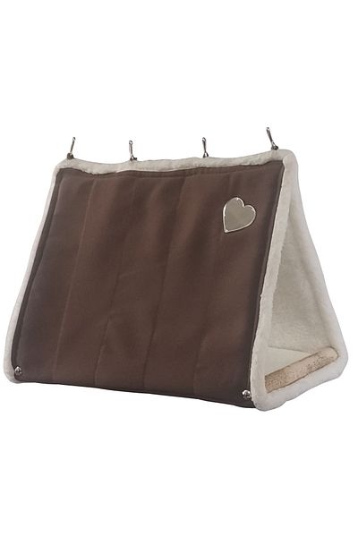 Cuddly Large Size Brown+cream Parrot - Rodent Hammock