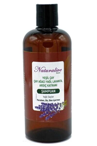 NATURALİVE BEAUTY Naturalive Yeşil Çay, Çay Ağacı, Lavanta, Ardıç Katranı Şampuan 500 ml