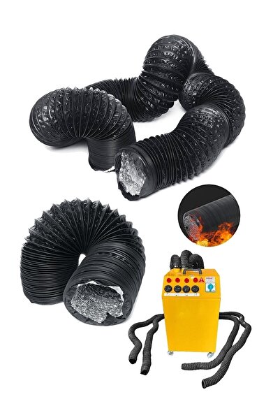 AFS 52'lik Combi Yanmaz Sıcak Hava Hortumu Oto Kuaförcülerin Kullandığı Ahtap...