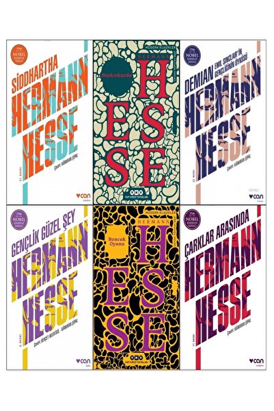 peta kitap Nobel Ödüllü Yazarlar 3: Hermann Hesse 6 Kitap / Siddhartha - Bozk...