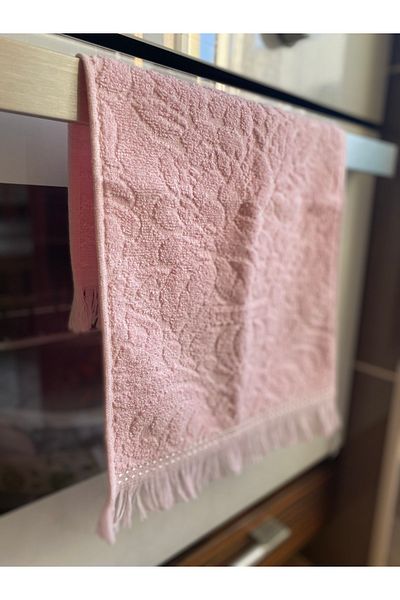 by ballı biocotton Kitchen Towel Set of 3 Jacquard Tasseled 100% Cotton Stylish Design 30x50