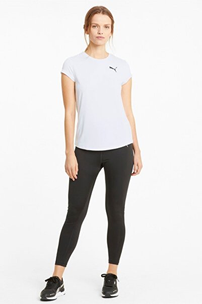 Puma Γυναικείο λευκό αθλητικό μπλουζάκι Active Tee 586857   02