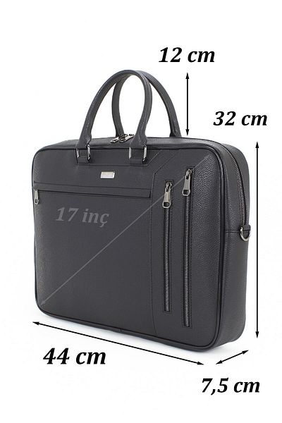 Case Club 17.3 Inch Laptop Handbag with Shoulder Strap Base Mat Supported Waterproof Outer Surface Unisex
