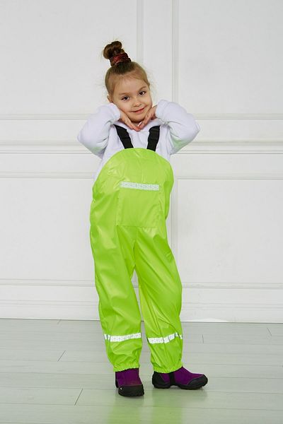 GÖKÇECİK TEKSTİL Children's Neon Yellow Rainsuit Kidsabu