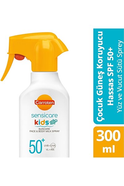 Carroten Sensicare Kids Spf50+ Çok Yüksek Koruyucu Çocuk Için Yüz&vücut Güneş Sütü Spreyi 300ml