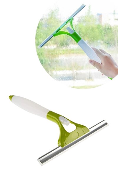 Buffer ® Pratik Spreyli Cam Sil Pencere Ayna Tezgah Duşakabin Temizleyici Püskürtmeli Silme Aparatı