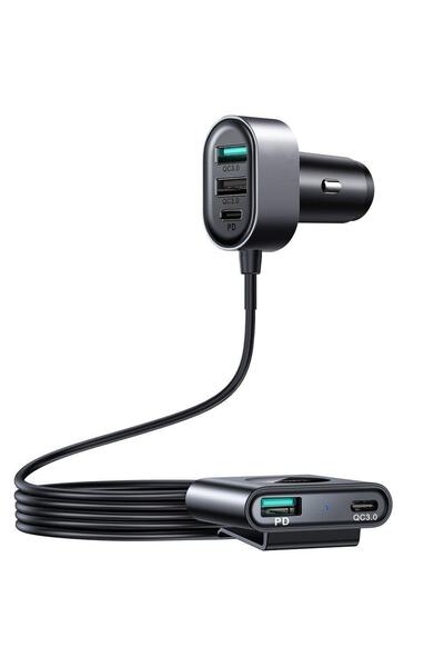 Joyroom Jr-cl05 5 Çıkışlı Qc3.0 Pd Hızlı Araç Şarj Adaptörü