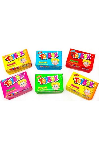 Toybox Toy Fruit Flavored Candy Gum 30 Pieces X 5 gr