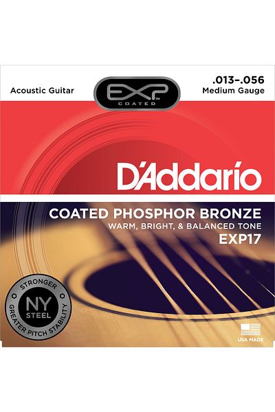 Daddario D'Addario Exp17 Phosphor Coated Medium 13-56 Σετ χορδές ακουστικής κιθάρας
