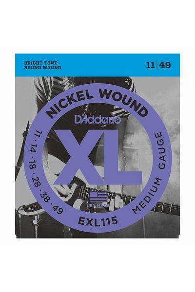 Daddario D'addario Exl115 Blues / Jazz Electric Guitar String (11-49)