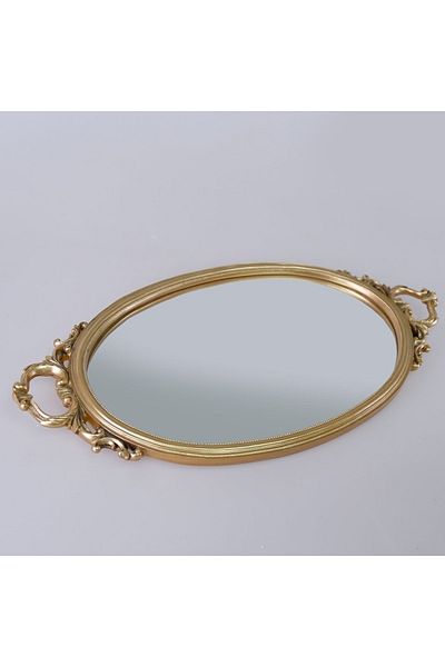 Selim Tray Ahsen Mirrored Gold
