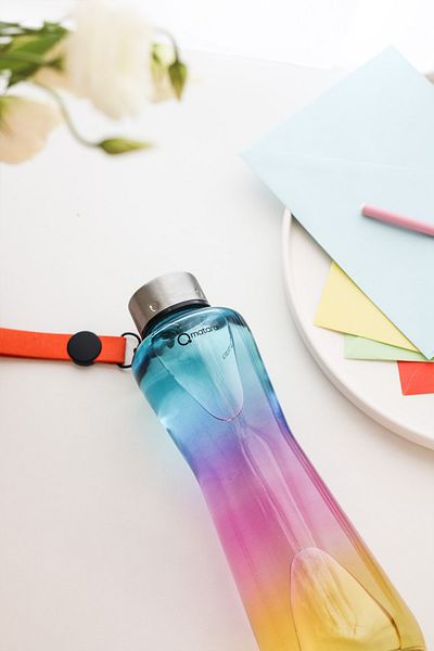 Qmatara Rainbow Glass Flask Mixed Premium 750Cc