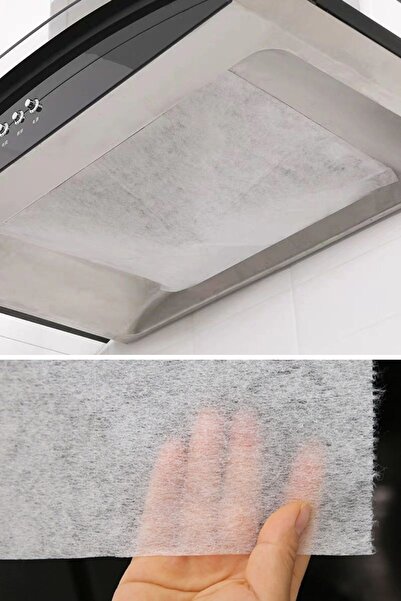 Buffer ® 2 Adet Yağ Emici Duman Önleyici Pratik Mutfak Davlumbaz Koruyucu Dayanıklı Yedek Filtre 45x9