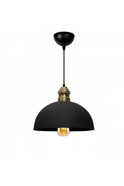 Art&Gift Kugel Metal Sarkıt Avize Mutfak Ofis Hol Siyah