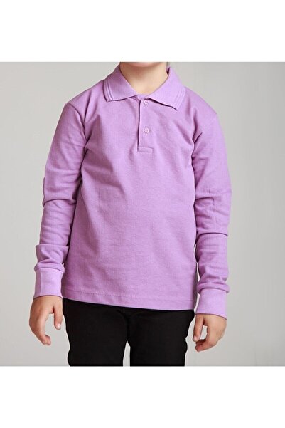 Yakalaa Unisex Uzun Kol Polo Yaka Okul T-shırt
