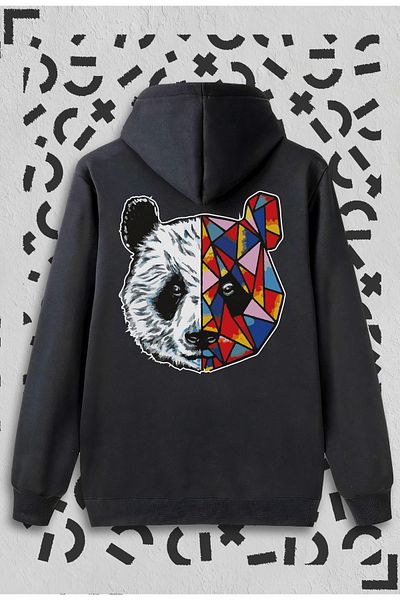 Jooy Company Hanorac negru unisex Stay True Tokyo Panda