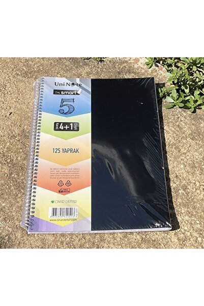 ÇINAR DEFTER Uni Note 4 Kareli+ 1 Çizgili /spiralli /ayraçlı /a4 Defter