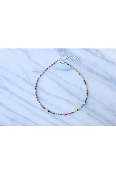 muptejewelry قلادة خرز متعددة الألوان للنساء