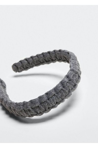 MANGO Kids Gestricktes gemustertes Haarband