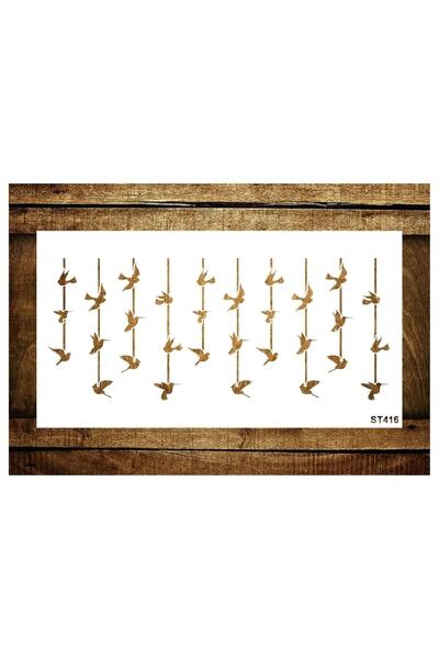 STENCİLTASARIM Cakes Stencil St416 Pasta, Kurabiye, Kek Süsleme Şablonları