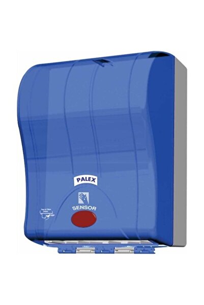 Palex 3491-1 Prestij Otomatik Havlu Dispenseri 21 Cm Şeffaf Mavi
