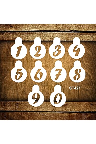 STENCİLTASARIM Cakes Stencil St427 Pasta, Kurabiye, Kek Süsleme Şablonları