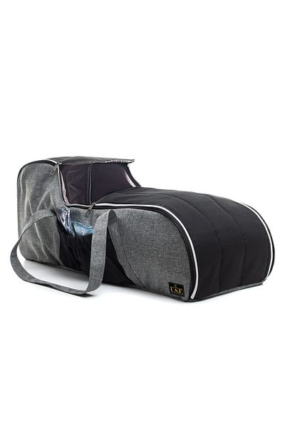 USF Carrycot Baby Carrier Stroller Baby Transport (liquid and windproof) Black-grey
