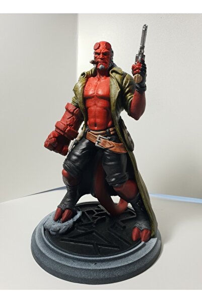 TuransoyCraft Hellboy Marvel Boyalı Figür 26 Cm (dev Boy)