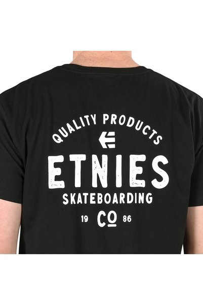 Etnies Skate Co Black White Tişört