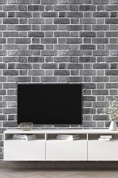 Genel Markalar 3 Boyutlu 13640 Taş Tuğla Desenli Duvar Kağıdı (5M²) -