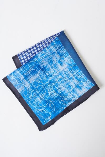 ALTINYILDIZ CLASSICS Batista clasică pentru bărbați, albastru-gri, cu model, gri