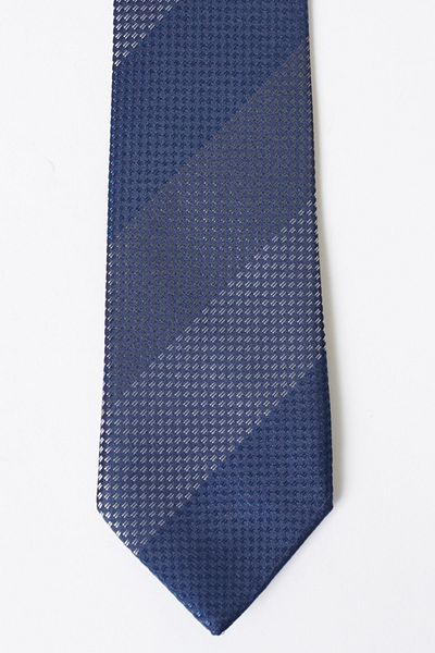 ALTINYILDIZ CLASSICS Ανδρική κλασική γραβάτα Navy Blue-beige με σχέδιο Navy Blue Beige
