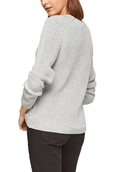 QS by s.Oliver Pullover - Grau - Figurbetont