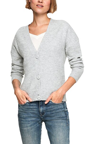 QS by s.Oliver Cardigan - Navy blue - Fitted