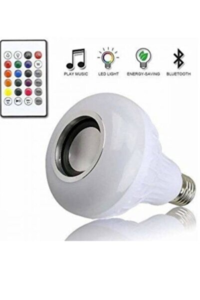 SARFEX Gece Lambası Bluetooth Hoparlör Rgb Ledli Lamba Kumandalı Mp3 Çalar Am...