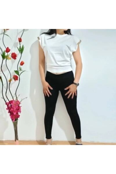 AZEM بنطلون ليكرا أسود نسائي